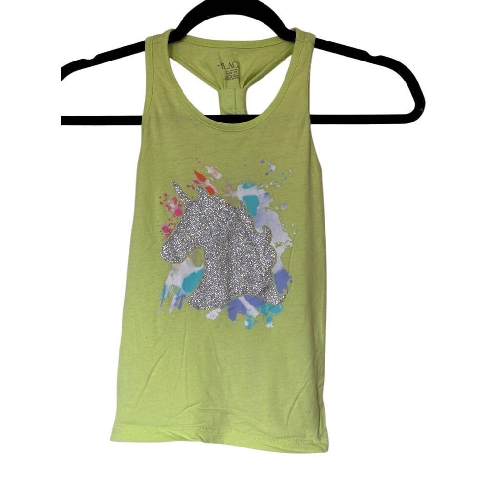 The Children's Place & 365 Kids Girl's Unicorn & Aloha Graphic Print Tank Top 2